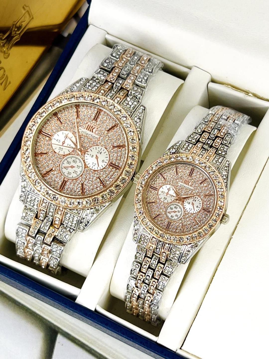 Stylish Unisex Rose Gold Analogue Watch,Water Resistant